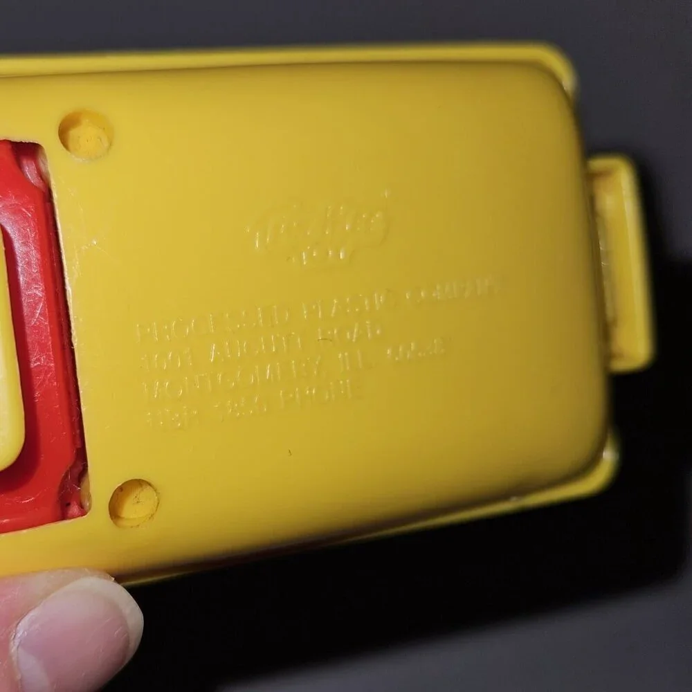 Tim Mee Toys Yellow Red Plastic Phone Replacement 4.75